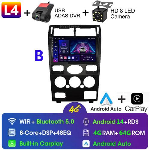 2din Android14 автомобильное радио мультимедиа Carplay авто GPS навигация для Ford Mondeo Mondeo 3 2000 2001 2002 2003 2004 2005 2006-2007