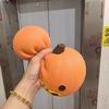 Jumbo Slow Rising Pumpkin Squishy Toy, Squeeze Stress Relief Fidget Sensory Decompression Toys For Adults, Halloween Funny Gift