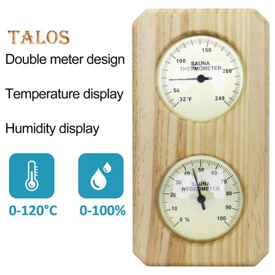 2-в-1 термометр для сауны, гигрометр, комнатная сауна, деревянная сауна, датчик температуры и влажности по Фаренгейту, аксессуары для сауны