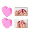10 Pcs Cute Nail File Heart Shape Polishing Blocks Kit  Girls And Women