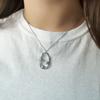 Silver Necklace with Natural Pearls (2128748)