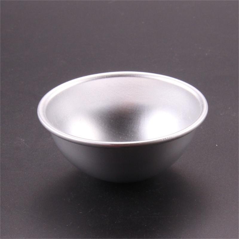 10PCS Round Cake Molds Dessert Molds Cake Pans AluminumAlloy Material Dessert Supplies Semicircle Cake Molds for Cake