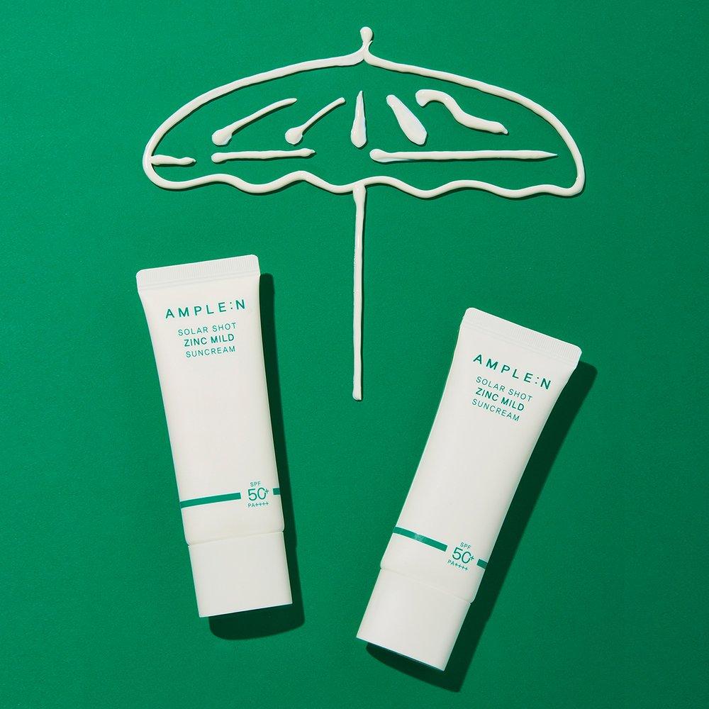 AMPLE:N Мягкий солнцезащитный крем Solar Shot Zinc 40 мл
