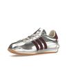 Adidas Country OG серебристо-бордовые женские кроссовки цвета Off-White JQ5111