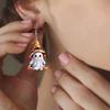 Halloween Acrylic Ghost Pumpkin Earrings Cute Party Accessories Lightweight Durable Costume Jewelry for Women