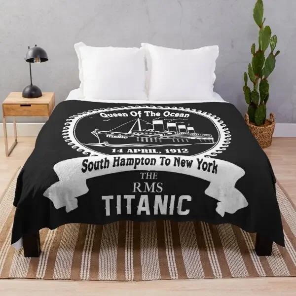Titanic Sinking Throw Blanket Super Soft Fuzzy Cozy Warm Plush Blanket for Bed Couch Chair Living Room Spring Fall Winter Spring