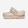 [Crocs] Classic Platform Fleece Lined Gem Clog [CRS214360-COCOA CREAM]