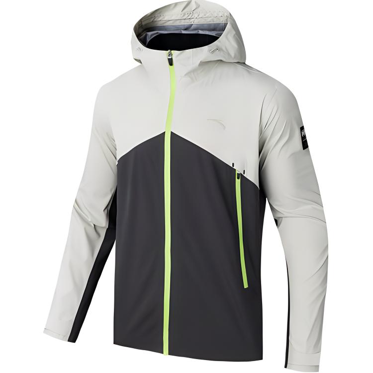 Anta Variety Training Collection Outdoor Hiking Waterproof, Windproof, And Breathable Windbreaker Jacket Men's 152437605-8