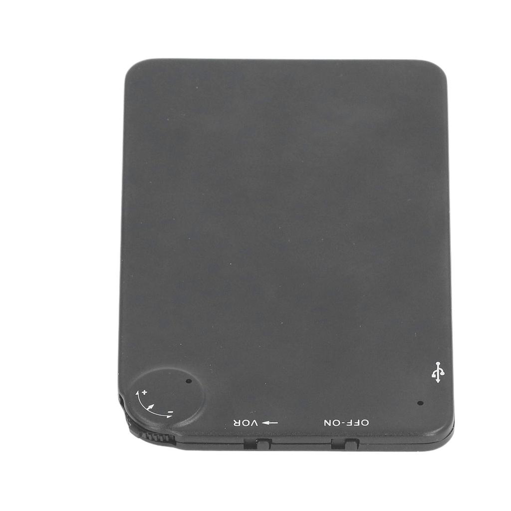 Ультратонкий цифровой диктофон 16 ГБ с длительным временем ожидания, тонкое аудиоустройство для записи голоса с наушниками