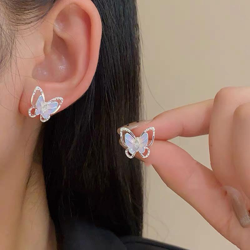 Серьги-подвески с полыми цветами и бахромой из серебряной иглы, модные, с индивидуальностью, в стиле холодного ветра, длинные, с темпераментом, передовые