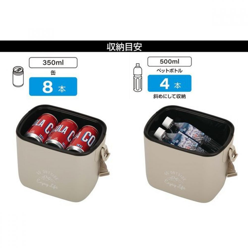 Жесткий термобокс Captain S Tag 5,5 л Бежевый Ue 92
