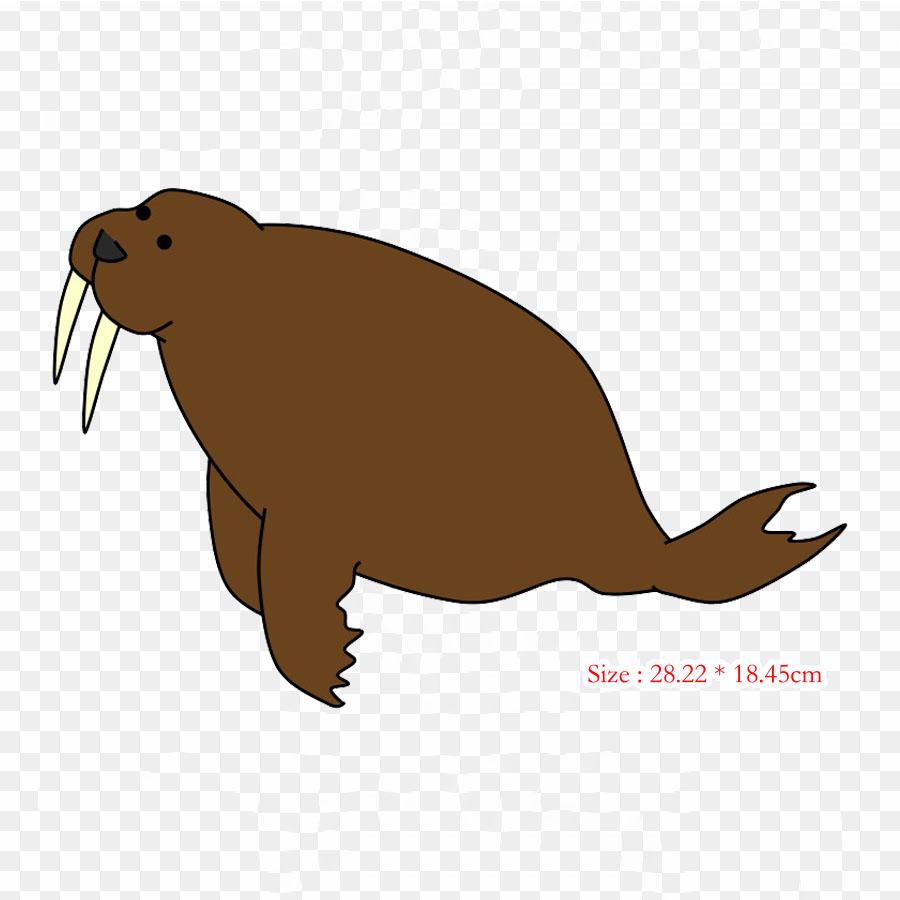 Beaver Otter Iron On Heat Transfer Printing Vinyl Patches Sticker for Clothes DIY Appliques Washable Patches