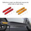 2Set Electric Scooter Side Reflective Strap Front Rear Safety Tube Night Reflector Electric Scooter Accessories Enduring