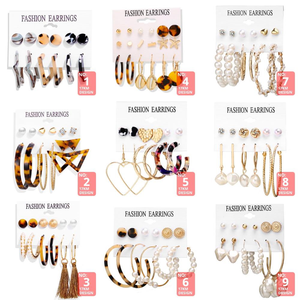 17 км винтажные акриловые серьги с кисточками для женщин, богемный комплект серег, большие висячие серьги 2020 Brincos, женские модные украшения