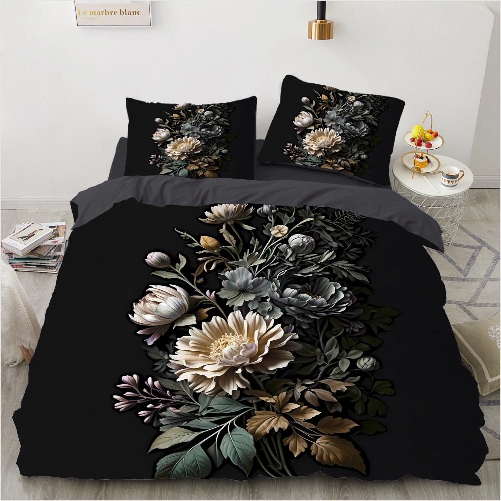 Красочный ретро-принт с 3D-принтом в виде бабочки (комплект из трех частей) односпальная двуспальная кровать пододеяльник наволочка комплект постельного белья