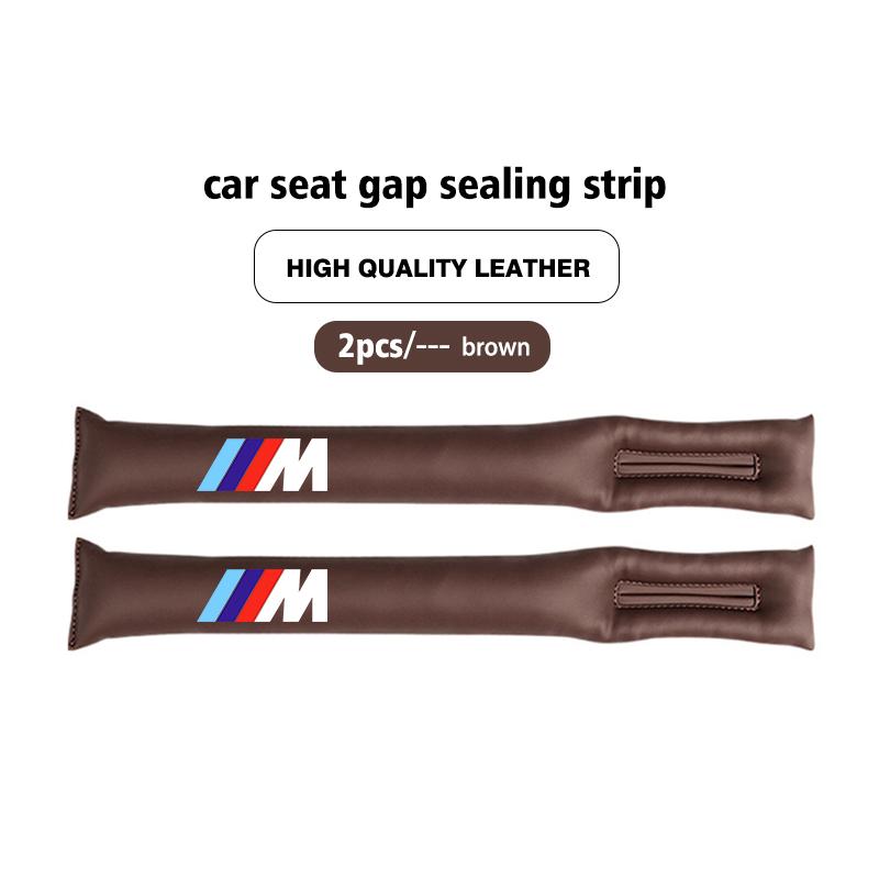 For BMW Car Seat Gap Filler Soft Leather Leak Pads Plug Leak Proof Strip Auto Accessories Performance X1 X3 X5 E39 E46 E90 F20