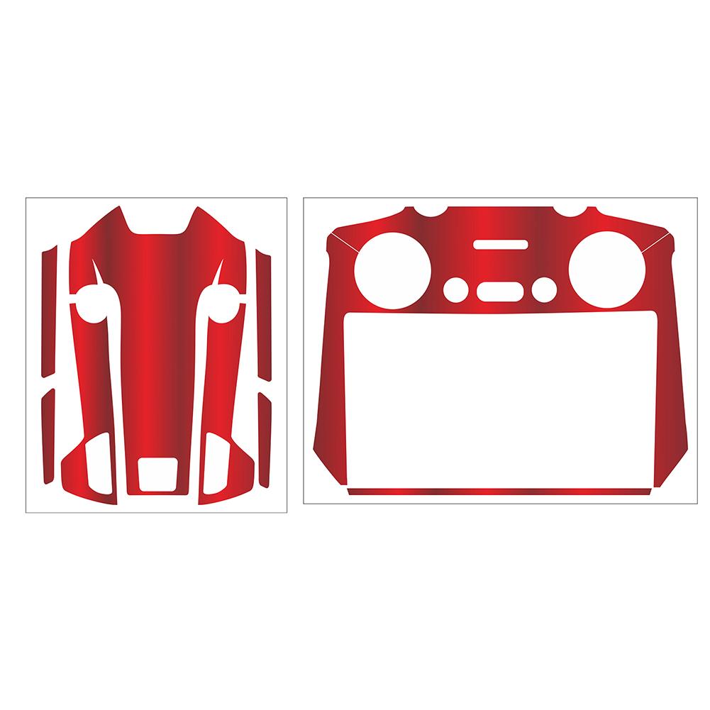 Drone Decal Easy Paste PVC Skin Decorative Stickers Set Compatible For DJI Mini 4 Pro Drones RC 2 Remote Controller