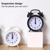 Double Bell Clock Accurate Timekeeping Battery Operated Analog Mini Round Bedside Desk Alarm Clock Cute Kids Gift