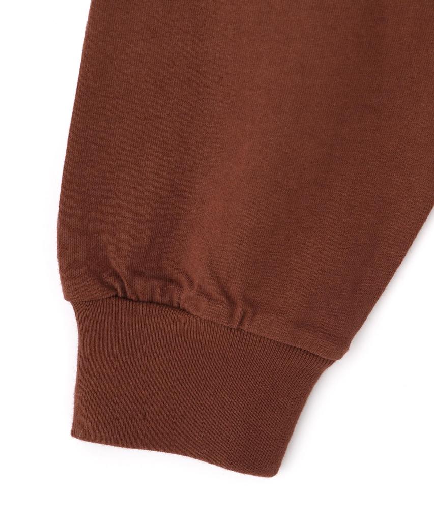Мужская футболка с длинным рукавом Schott Color Flocky Bulldog, Размер XL, 050, Коричневый, 782-4230013