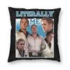 Буквально Я Райан Гослинг Наволочка Принтованная Полиэстеровая Наволочка Декоративная Наволочка Чехол Домашний Квадратный 45X45см