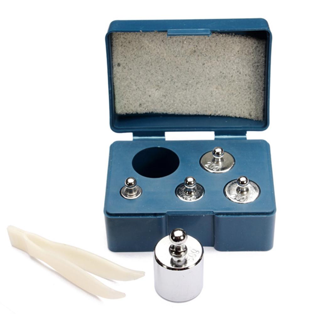 5-500 г Набор калибровочных гирь для граммовых весов с хромированным покрытием для цифровых весов, весов-балансиров, лабораторных весов