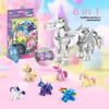 6-в-1 My Little Pony Строительные Блоки Сюрприз Фигурка Equestria Girls Сумеречная Искорка Строительные Блоки Мультяшные Игрушки Для Детей