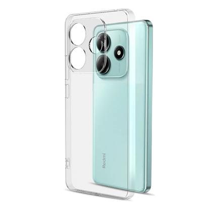 Ультратонкий силиконовый мягкий чехол для Xiaomi Redmi Note 14 13 12 Pro+ Pro Plus 14C 13C 12C 11A 4G 5G Прозрачная задняя крышка Противоударный