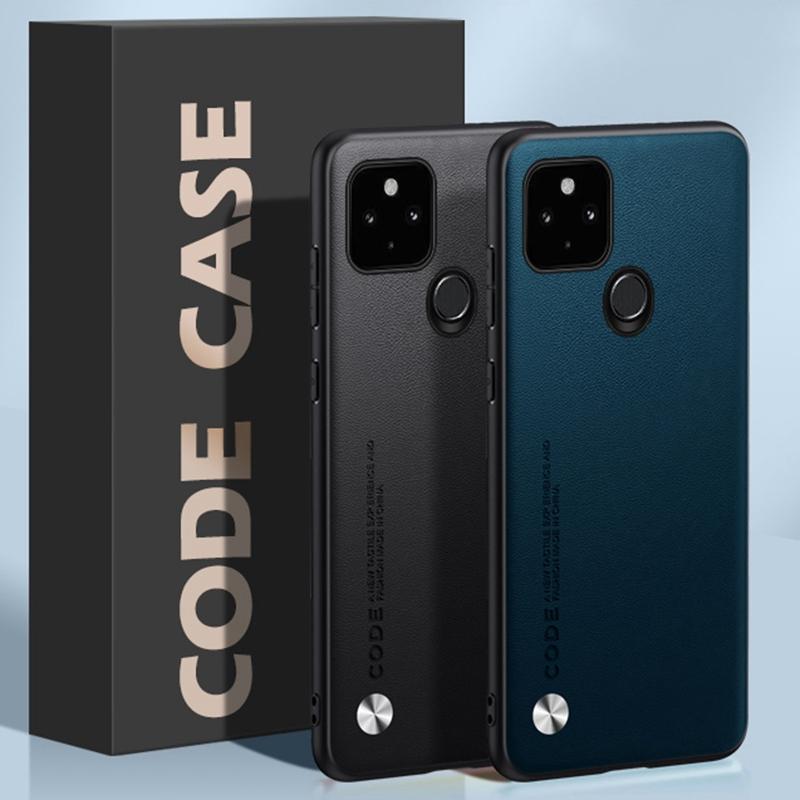 Роскошный чехол из искусственной кожи для Google Pixel 5A 5G, задняя крышка, матовый силиконовый противоударный защитный чехол для телефона Google Pixel5A 5G