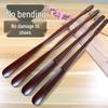 Long Handle Solid Wood Shoehorn for Easy Shoe Wearing – Ideal for Pregnant Women & Elderly