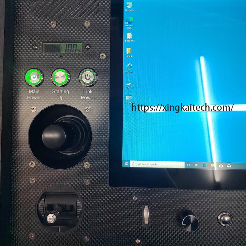 Наземная станция FPV Drone с двумя экранами, встроенной удаленной телеметрией и технологией дистанционного управления Pod