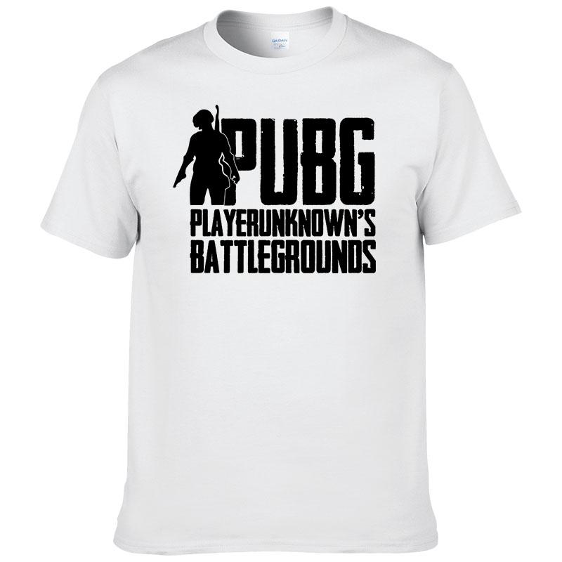 New Summer 2024 Game Pubg T Shirt Men Cotton Short Sleeve Print T-Shirt Fashion Casual Tops Cool Tees Hombre F23