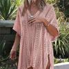 2022 New Arrivals Sexy Beach Cover Up White Crochet Robe De Plage Pareos for Women Swim Wear Saida De Praia Beachwear Coverups Q206