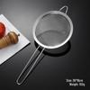 Wutuo 18cm Stainless Steel Fine Mesh Strainer & Colander Set