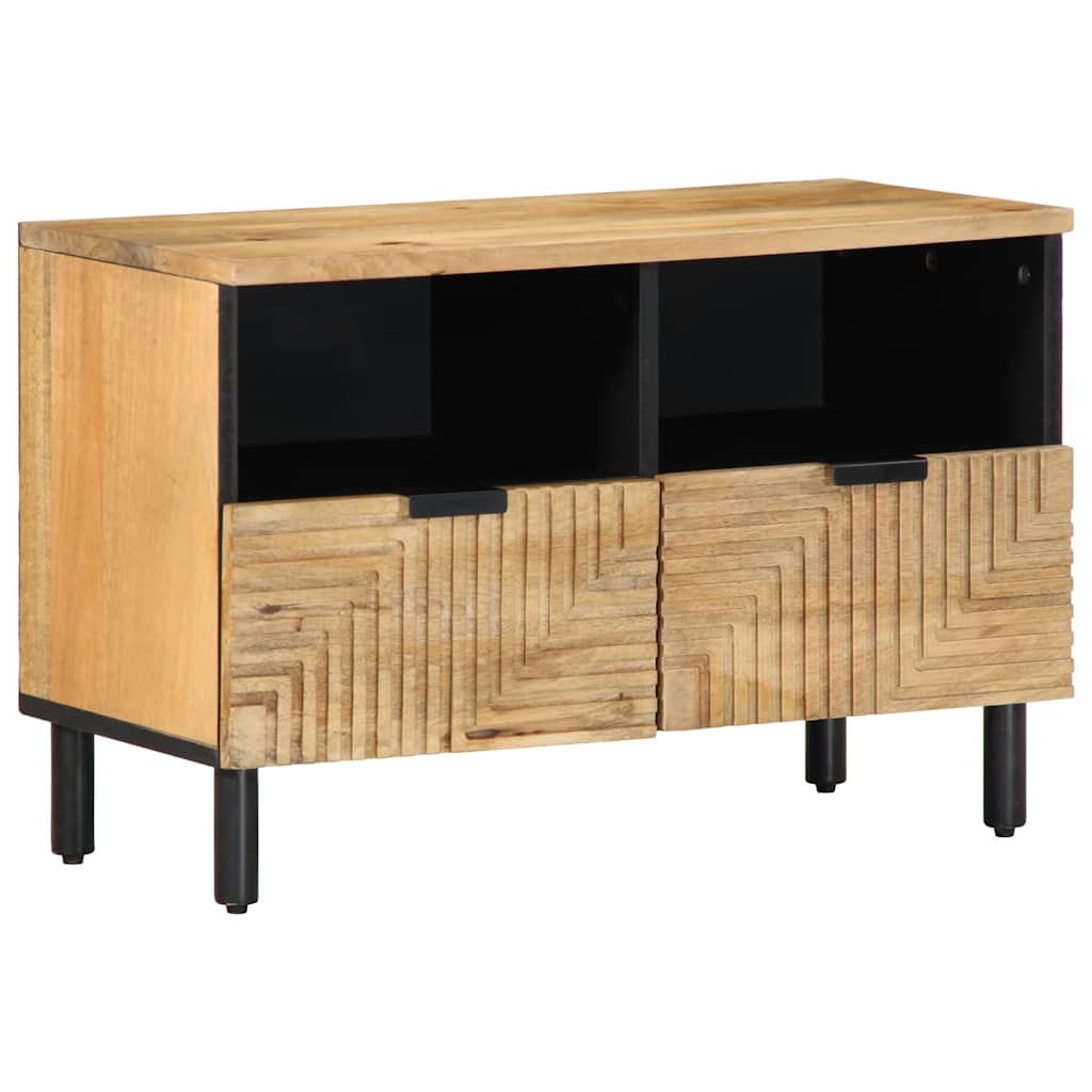 TV Stand in Brown 70 x 33 x 46 cm Solid Mango Wood