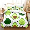 3D Summer Tropical Fruit Duvet Cover with Pillowcase King Full Size Queen Double Bed Quilt Case Linens Single Twin Bedding Sets