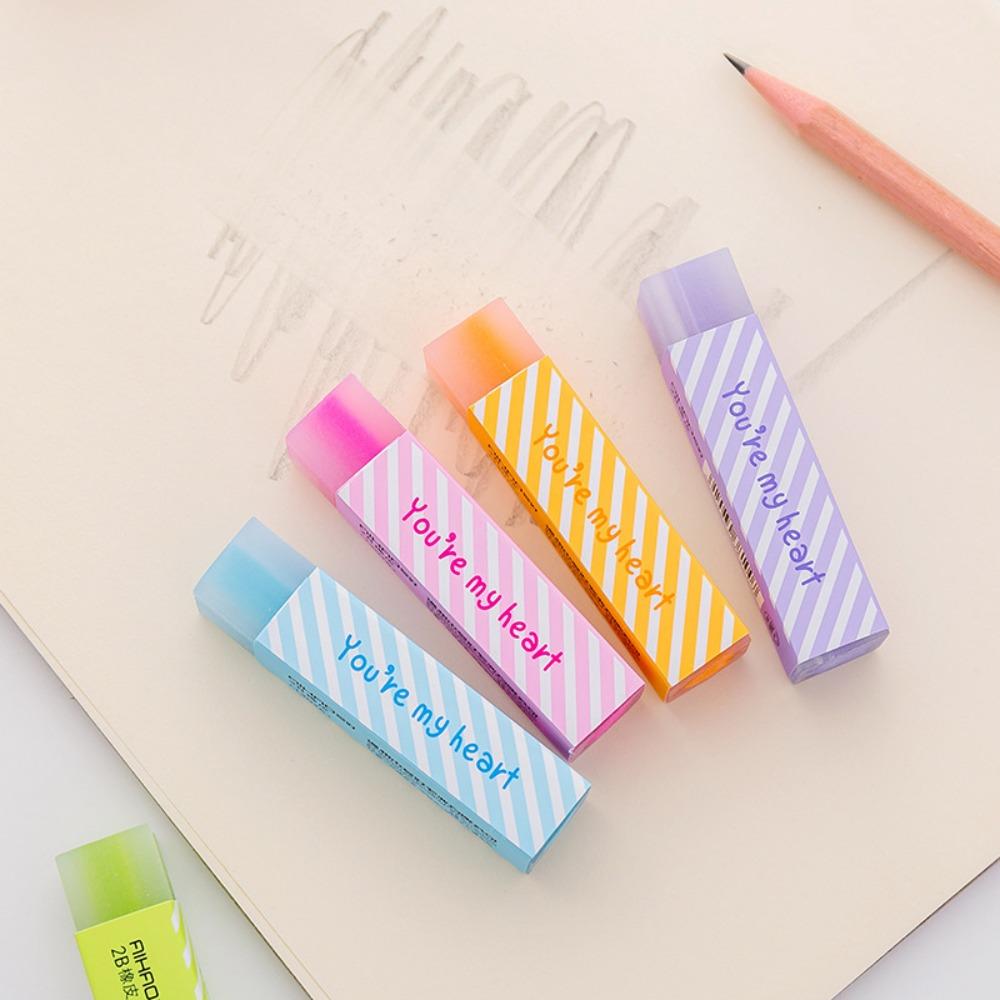 Kids Gifts Fancy Eraser Random Color Cute Eraser Useful Strip Eraser
