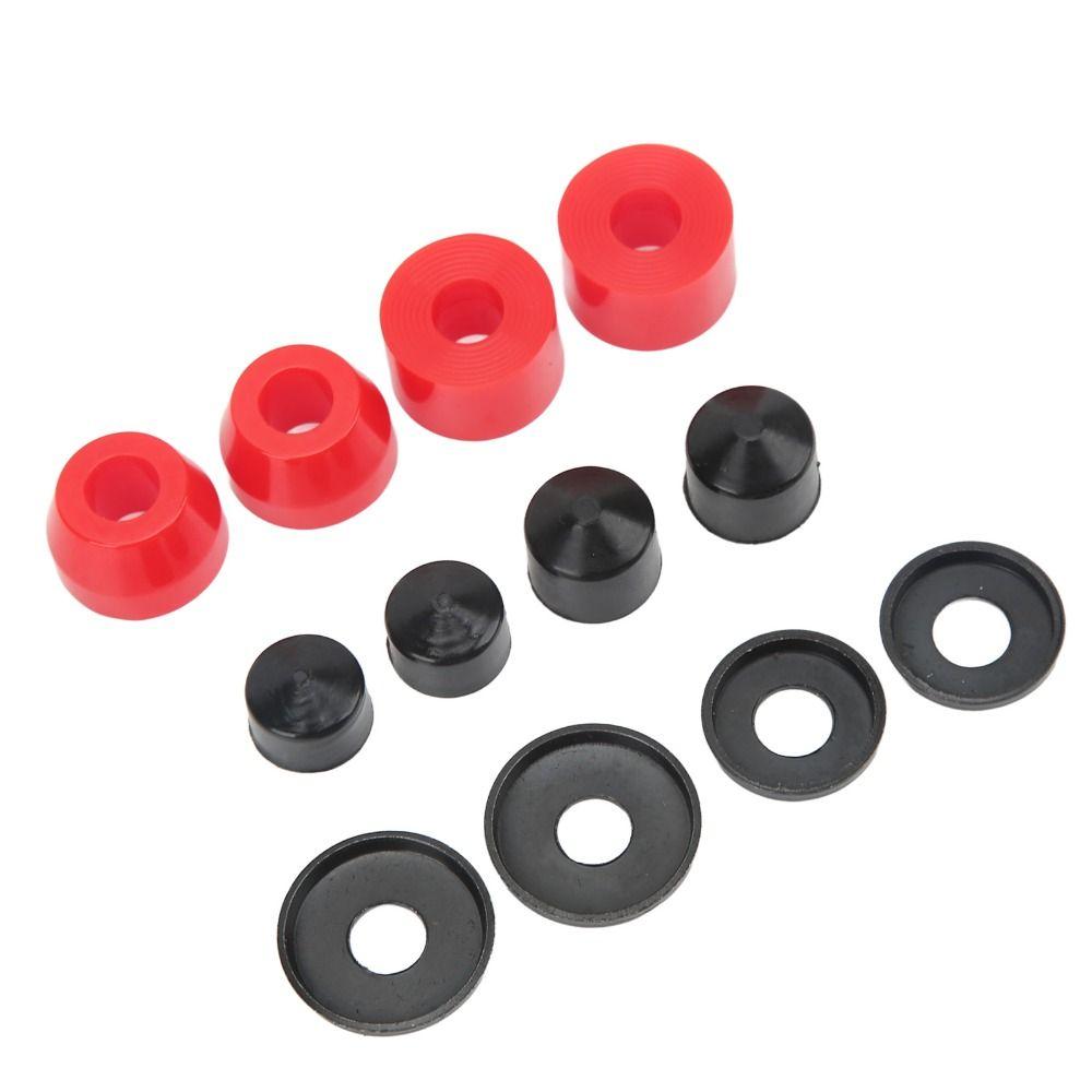 PU Skateboard Shock Kit 90A Skateboard Bushing Set Durable Damping Bushings Double Rocker
