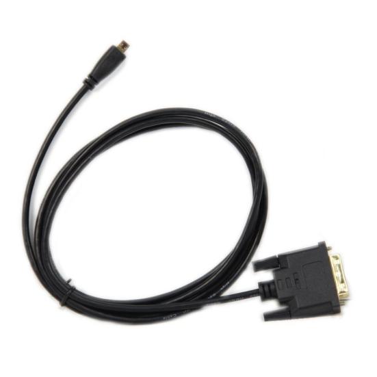 DOONJIEY 0.3/1/1.8m Gold HDMI-compatible to DVI Plated Micro 24+1Pin Adapter Cable for HDTV