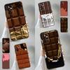 Чехол-обложка в виде шоколадки для Samsung Galaxy A53 A33 A13 A12 A32 A52 A14 A34 A54 A15 A25 A35 A55 A71 A51