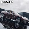 1:24 Литых и Игрушечных Модели Автомобилей Porsche Panamera Симуляция Звука и Света Игрушка с Оттяжкой Коллекция Детских Игрушек Подарок