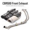 Выхлопная система из нержавеющей стали для мотоциклов CBR500R/CB500R для модификации