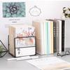 L Shape Bookshelf Student Stationary Book Stand Book Support Rack Magazine Holder Desktop Organizer