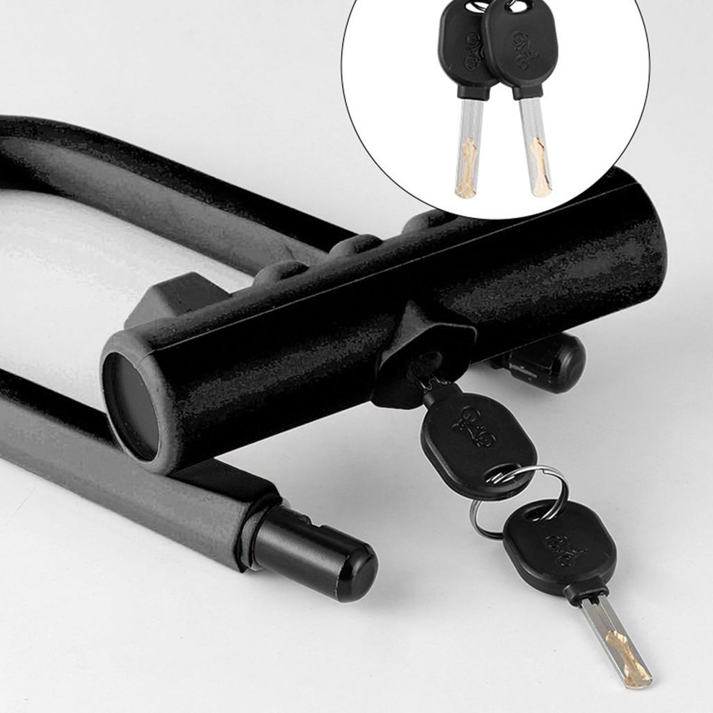 Motorbike U Lock Professional Safety Prevents Theft Steel Body Thickened Firm Portable Scooter Lock