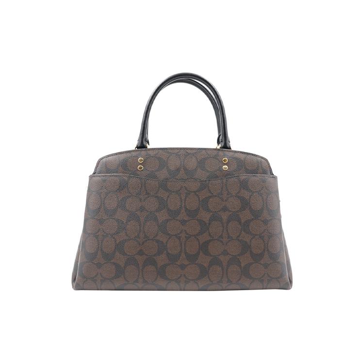 Coach Женская сумка через плечо, сумка-кроссбоди Lillie из ПВХ, темно-коричневая 91495-IMAA8