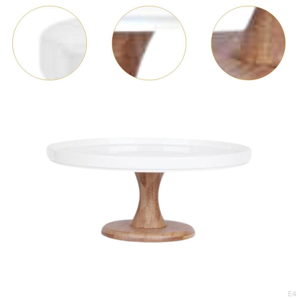 Подставка для торта, деревянный поднос с высокими ножками для празднования дня рождения
