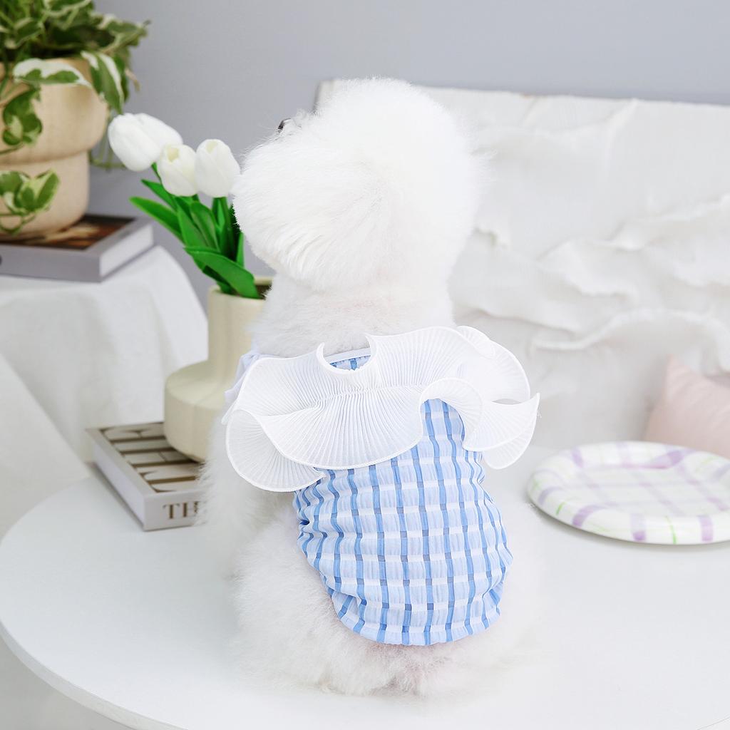 Весенняя и летняя одежда для домашних животных Юбка для собак Слинг Одежда для собак Рубашка для собак Жилет для собак