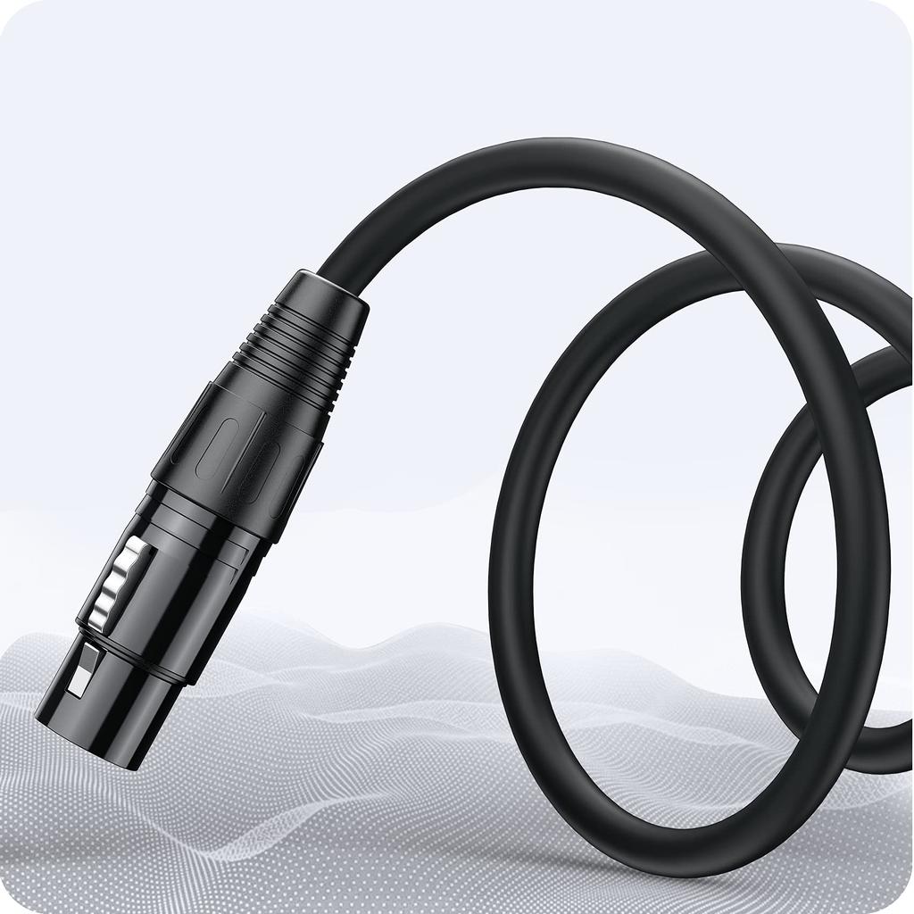 Микрофонный кабель NIMASO XLR-кабель Canon Микрофонный удлинитель XLR-сбалансированное соединение для записи с микрофона Совместимость с записывающими устройствами