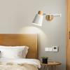 Nordic Bedroom Swing Arm Wall Lamp Japanese Living Room Creative Telescopic Long Pole Long Arm Folding Bedside Reading Wall Lamp