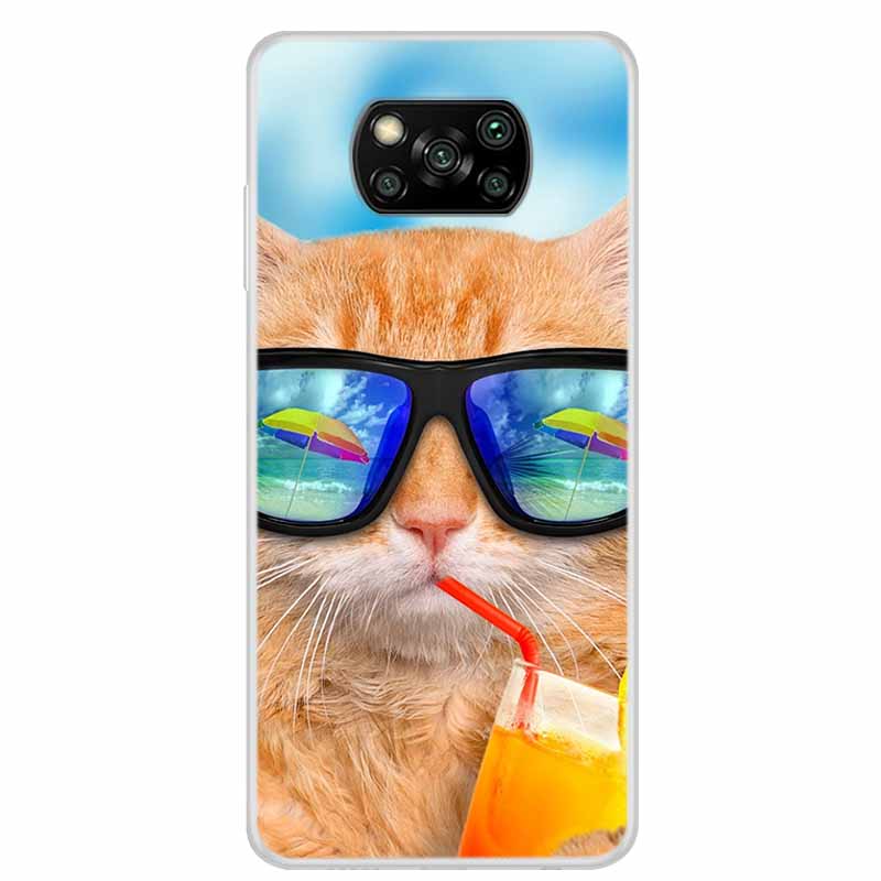 Чехол для Poco X3 Pro X3 NFC 6.67" Прозрачный Мраморный Мягкий ТПУ Силиконовый Задний Чехол для Телефона Xiaomi Poco X3 NFC Ударопрочный Fundas