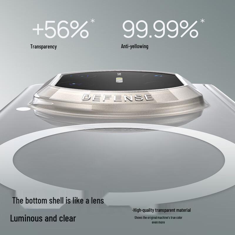 Прозрачный чехол-книжка с магнитной петлей Jue Se для Huawei Mate X7
